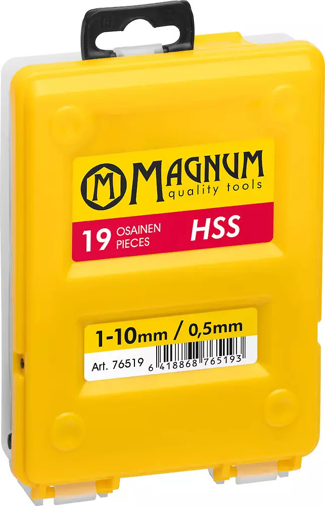 Poranteräsarja HSS 19-os. 1-10mm - Poranteräsarjat - 6418868765193 - 1
