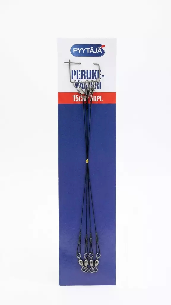PYYTÄJÄ PERUKE 15CM 3KPL - Perukesiimat ja -tarvikkeet - 6438159211413 - 1