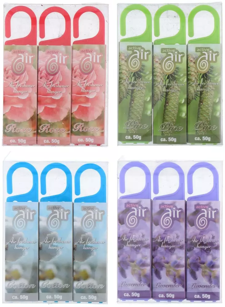 Ripustettavat raikastimet, 3 kpl/paketti, lajitelma - Ilmanraikastimet - 8711252045993 - 1