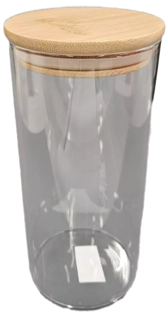SÄILYTYSPURKKI 900 ml PUUKANNELLA - Ruuansäilytysrasiat - 6438159896603 - 1