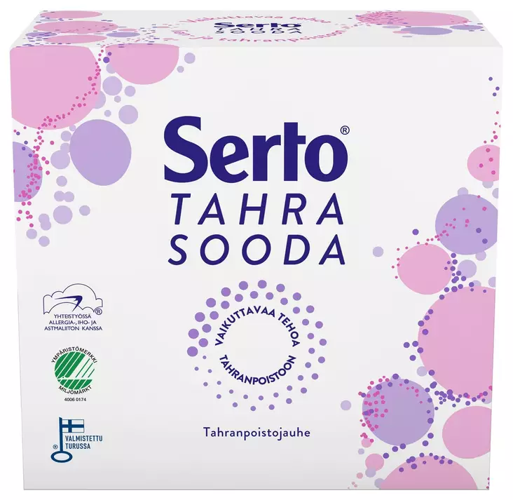 Serto Tahrasooda 750G Hajuusteton - Pyykinpesuaineet - 6417964581393 - 1