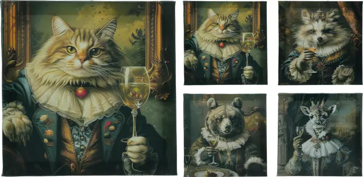 Sisustustaulu Eläinhahmo - Taulut - 8721037522373 - 1