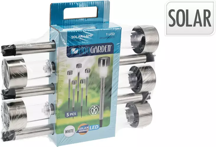 Solarvalovalotikku 5 kpl/pkt - Aurinkokennovalaisimet - 8721037339933 - 1