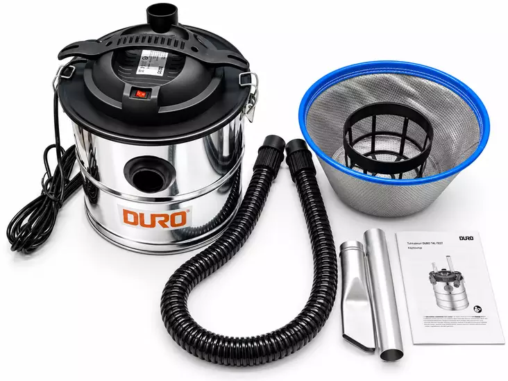 Tuhkaimuri DURO 18L 1000W RST - Nuohous ja tuhkaimurit - 6438168097633 - 1