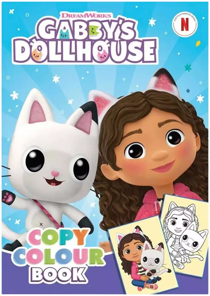 VÄRITYSKIRJA GABBY´S DOLLHOUSE - Askartelu- ja värikirjat - 9781788247023 - 1