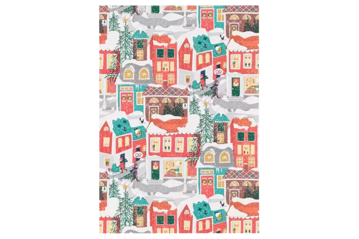 Winteria Joulupaperi 100 cm x 5 m lajit - Paketointitarvikkeet - 6410416419633 - 1