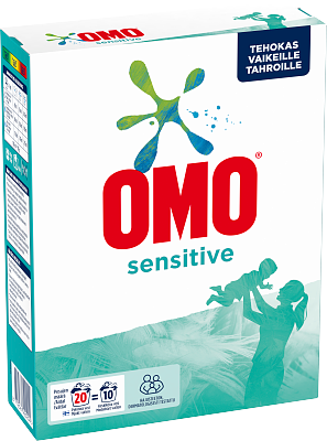 Omo Pyykinpesujauhe Sensitive 700 G - Pyykinpesuaineet  - 8712561420204 - 1