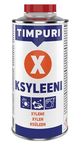 TIMPURI Ksyleeni 750 ml - Maaliohenteet - 6418091031164 - 1