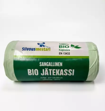 Biojätekassi sangoilla 20l - Jätteiden lajittelu - 6438159056564 - 1