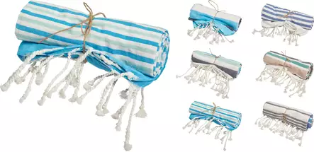 HAMMAM PYYHE 90X170CM RAITAKUOSI - Käsi- ja kylpypyyhkeet - 8721037868884 - 1