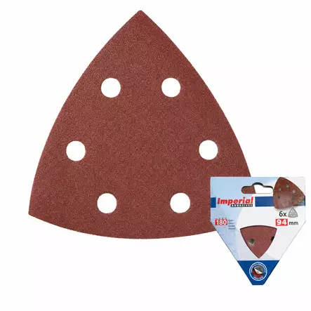 Hiomakolmio 94mm 6kpl K180 - Hiomapaperit - 8010626031434 - 1
