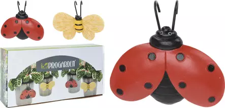 Kukkaruukkukoriste leppäkerttu - Kukkaruukut ja -amppelit - 8720573144544 - 1