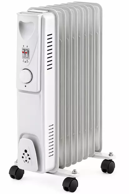Öljytäytteinen lämmitin 1500W - Lämpöpatterit - 6438168121444 - 1