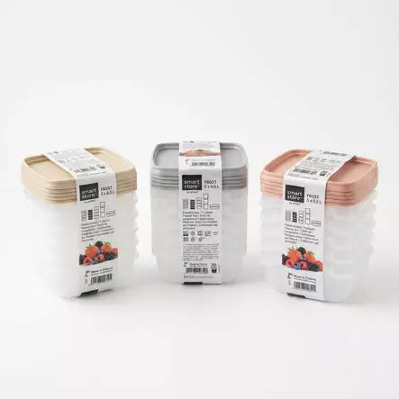 Pakastusrasia Frost 0,5 L 5 kpl/pkt - Pakastuspussit ja kertakäyttörasiat - 6411768026524 - 1