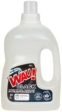 PYYKINPESUNESTE WAU 1,5L BLACK - Pyykinpesuaineet  - 6419642132514 - 1