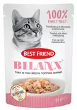 Best Friend Bilanx tonnikalaa ja katkarapuja kalaliemessä 55 g kissan märkäruoka - Kissan märkäruoka - 5700551211614 - 1