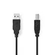 Nedis USB kaapeli | 2.00 m | Musta - Tietokonekaapelit - 5412810288854 - 1