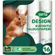 Serla talouspaperi 16 rl kuvioitu - Talouspaperit - 6414301029334 - 1