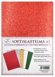 Softislajitelma A5 Joulu glitter 5ark - Joulukorttiaskartelu - 6417715041404 - 1