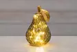Finnlumor Lasi päärynä LED-valoilla 18 cm vihreä - Koristevalot - 6410416574004 - 1