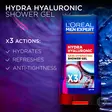 Men Expert SG 300ml Hyrda Hyaluronic - Miesten saippuat ja suihkugeelit - 3600524216504 - 8