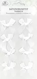 SATIINIRUSETTI 8 kpl valkoinen - Tee-se-itse DIY - 6417715036004 - 1