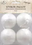 Styrox-pallo 6cm 4kpl - Tee-se-itse DIY - 6417715046034 - 1