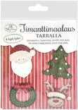 Timanttimaalaustarra Jouluhahmot 4kpl - Joulukorttiaskartelu - 6417715020034 - 1