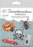 Timanttimaalaustarra Punamusta 4kpl - Tee-se-itse DIY - 6417715120024 - 1