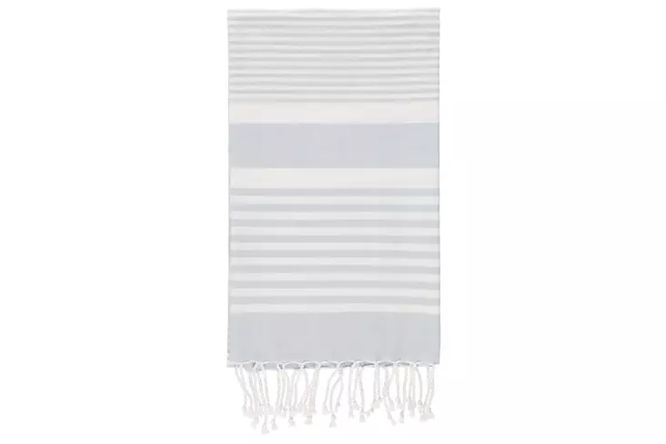 4Living Hamam Pyyhe Stripe sininen 80x150 cm - Käsi- ja kylpypyyhkeet - 6410413261624 - 1
