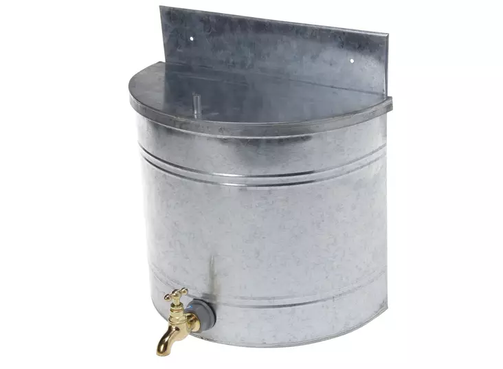 4Living Pesusäiliö seinälle 10 L sinkki - Kastelukannut ja muut kastelutarvikkeet - 6410410195854 - 1