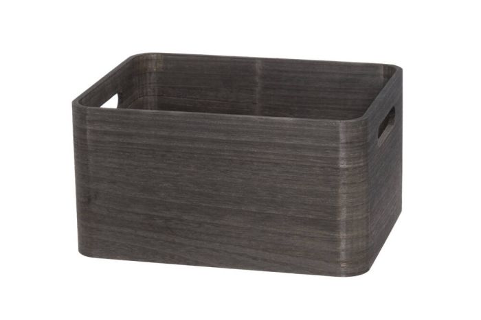 4Living Puulaatikko musta 32x24,5x16,5 cm - Laatikot - 6410416074054 - 1