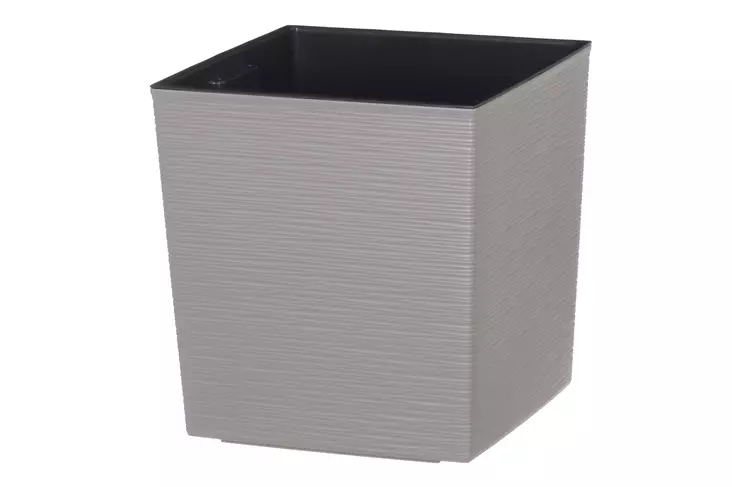 4Living Ruukku Dluto ECO 40x40x41,5 cm vaaleanharmaa - Kukkaruukut ja -amppelit - 6410416124674 - 1