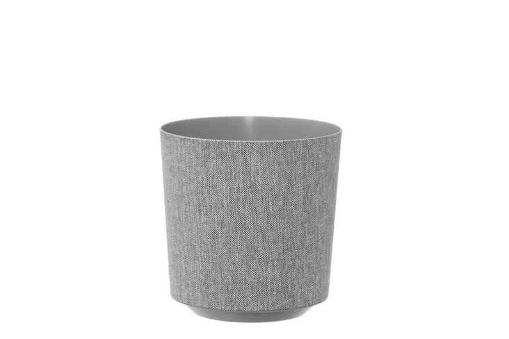 4Living Ruukku Gama Textil harmaa 19 cm - Kukkaruukut ja -amppelit - 6410416335384 - 1