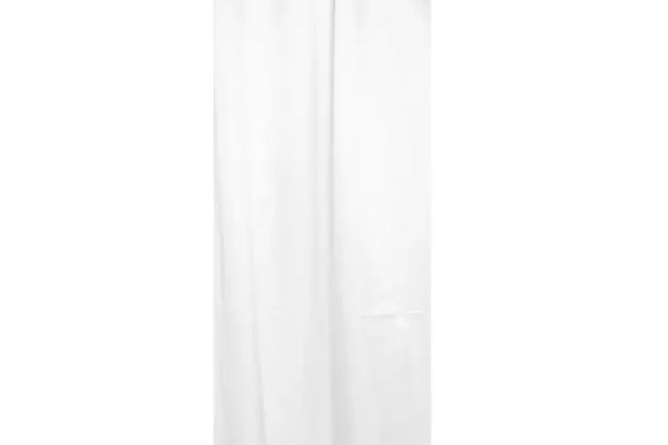 4Living Suihkuverho Solid valkoinen 180x200 cm - Suihkuverhot - 6410413174634 - 1