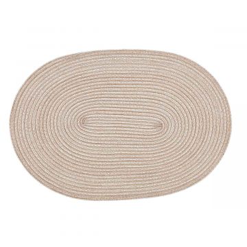 4Living Tabletti Heini oval hiekka 30x45 cm - Keittiötekstiilit - 6410413278844 - 1