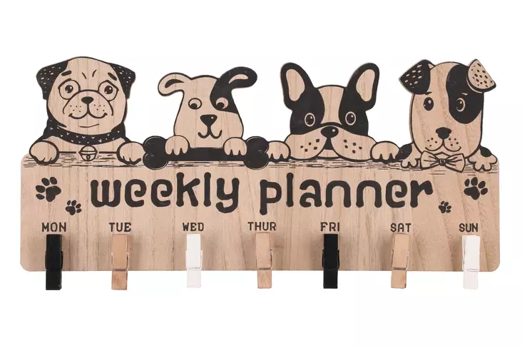 4Living Viikkokalenteri Puppy - Kalenterit - 6410413310124 - 1