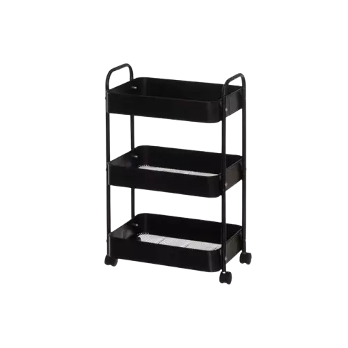4Living Korivaunu 3-tasoinen pyörillä mu - Säilytyshyllyt - 6410416427294 - 1