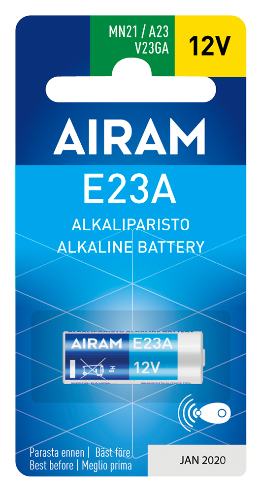 AIRAM E23A / 12V - Erikoisparistot - 6435200138194 - 1
