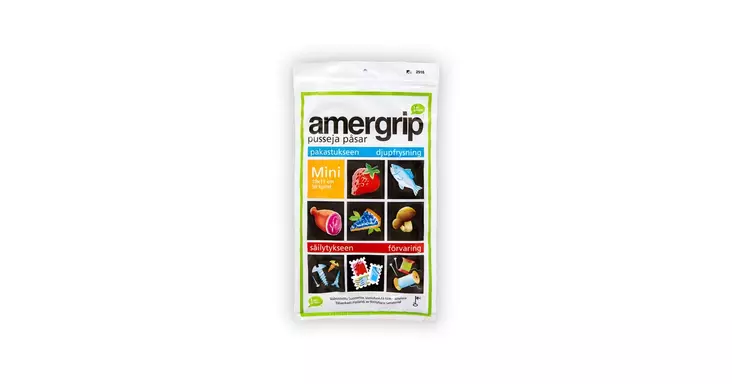 Amergrip Mini 50kpl, 100x110*0,05 - Pakastuspussit ja kertakäyttörasiat - 6430041692584 - 1