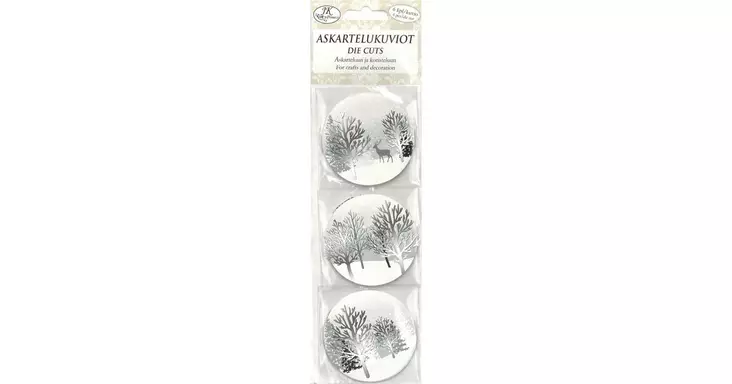 Askartelukuvio kapea maisema hopeafolio - Tee-se-itse DIY - 6417715034024 - 1