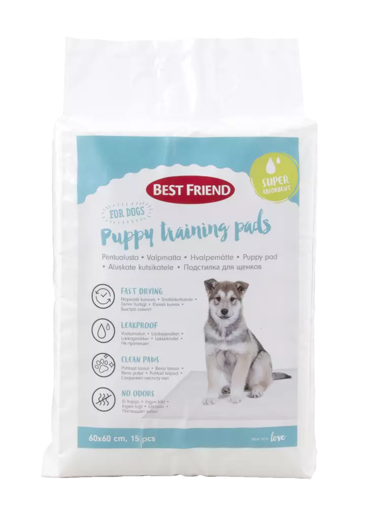 Best Friend pentualusta 15 kpl 60 x 60 cm - Tuotteet koira-arkeen - 5700551160264 - 1