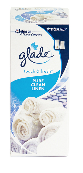 Glade Touch&Fresh täyttö 10ml Pure Clean Linen - WC:n puhdistus ja putkenavaajat - 5000204076684 - 1