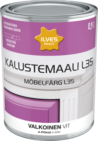 ILVES KALUSTEM.L35 A-POHJA VAL.0,22 - Kalustemaalit - 6430026950364 - 1