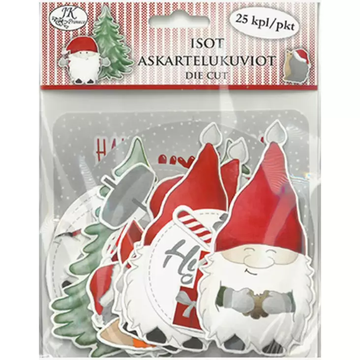 Isot askartelukuviot Joulutoiv. hahmot - Joulukorttiaskartelu - 6417715034314 - 1