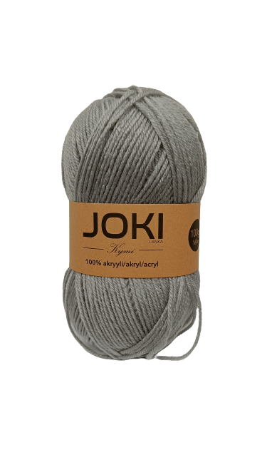 JOKI-KYMI AKRYYLILANKA harmaa - Neulelangat ja virkkuulangat - 6438159319614 - 1
