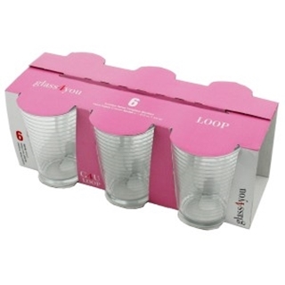 JUOMALASI 6 KPL LOOP - Juomalasit - 8693357465244 - 1