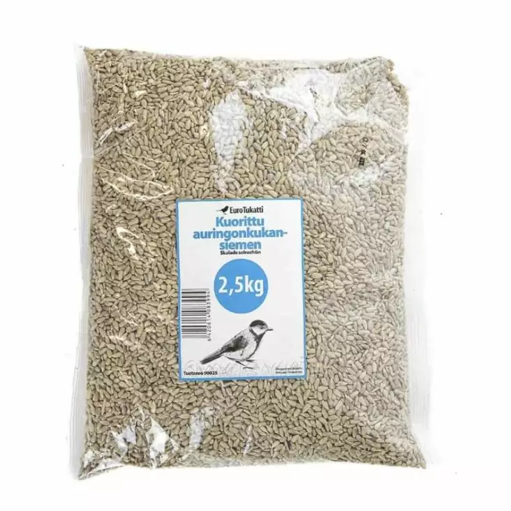 KUORITTU AURINGONKUKANSIEMEN 2,5 Kg - Linnunsiemenet - 6420614083994 - 1