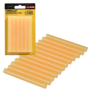 KUUMALIIMAPUIKKO KELTAINEN 12 KPL - Liimat ja erikoisliimat - 6438152022214 - 1