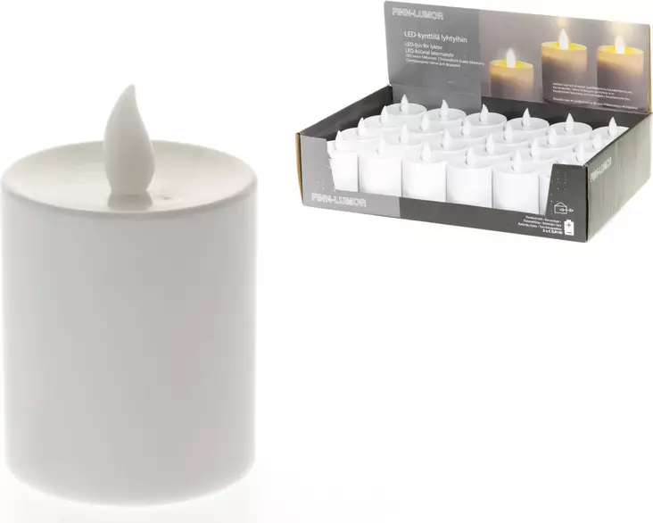 Finnlumor LED-kynttilä lyhtyihin hämäräkytkimellä - LED-kynttilät - 6410416011684 - 1